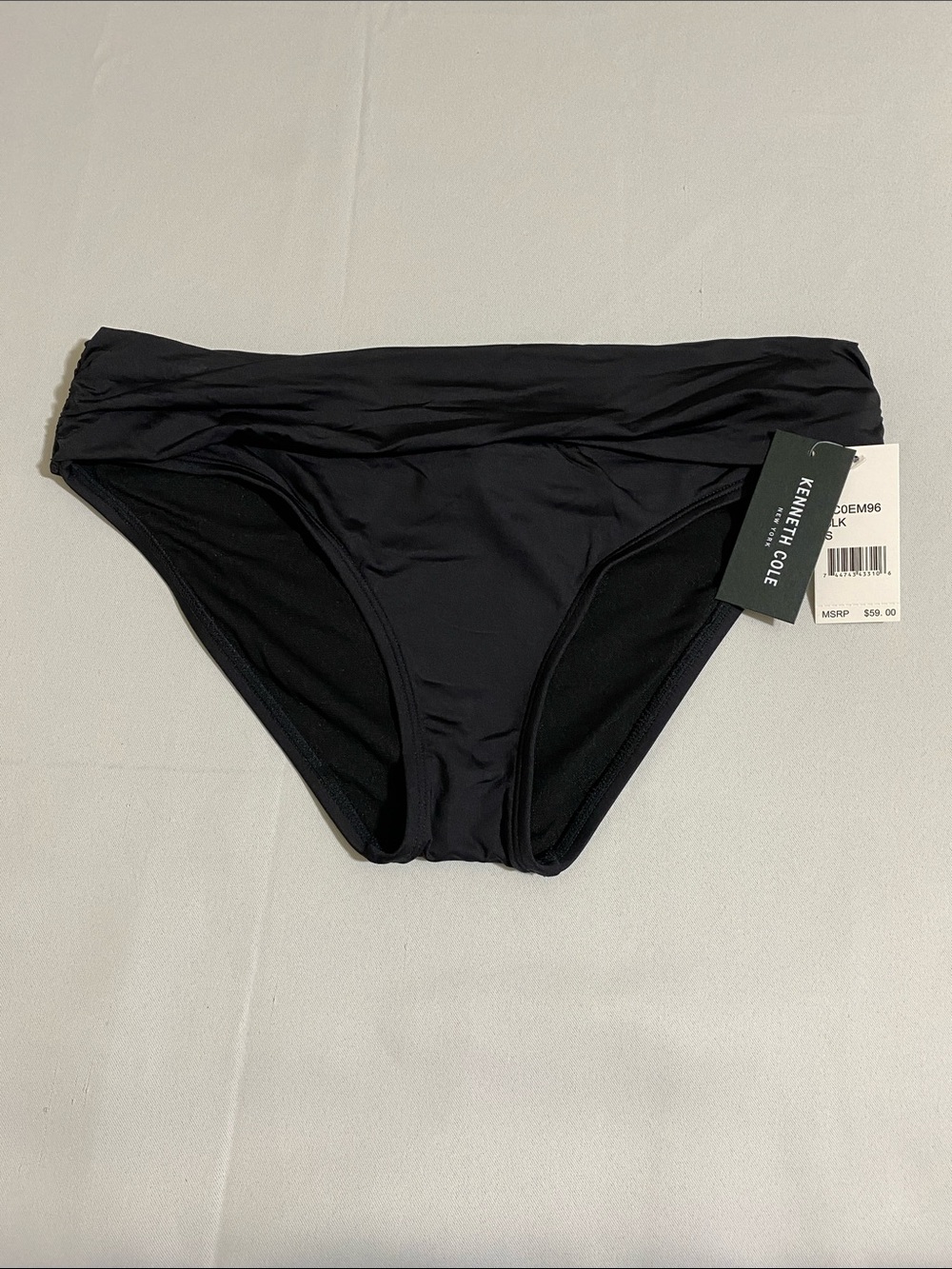 KENNETH COLE Banded Hipster Bikini Bottom Size S
